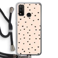 Kleine kattenkopjes: Huawei P Smart (2020) Transparant Hoesje met koord