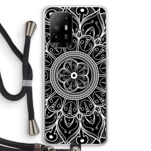Roses Are Red: Oppo A94 5G Transparant Hoesje met koord