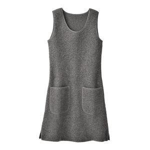 Walkstof jurk/tuniek, antracietgrijs 48 Walkstof jurk/tuniek, antracietgrijs 48