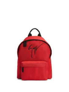 Giuseppe Zanotti sac à dos à logo imprimé - Rouge