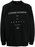 Undercoverism sweat à logo imprimé - Noir - thumbnail