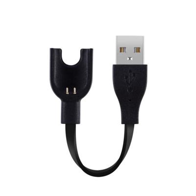 Pure koperdraad Core armband USB lader voor Xiaomi Mi Band 3(Black)