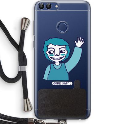 Zwaai: Huawei P Smart (2018) Transparant Hoesje met koord