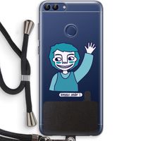 Zwaai: Huawei P Smart (2018) Transparant Hoesje met koord