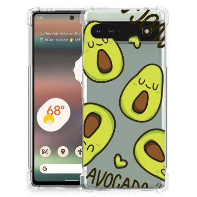 Google Pixel 6A Stevig | Bumper Hoesje | Avocado Singing Google Pixel 6A Stevig | Bumper Hoesje | Avocado Singing