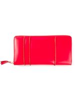 Comme Des Garçons Wallet portefeuille zippé - Rouge