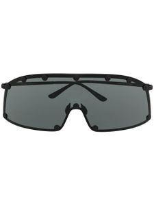 Rick Owens lunettes de soleil à monture oversize - Noir