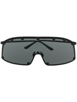 Rick Owens lunettes de soleil à monture oversize - Noir