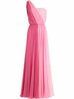 Dolce & Gabbana robe longue en chiffon à design à une épaule - Rose