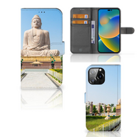 iPhone 14 Pro Max Flip Cover Boeddha - thumbnail