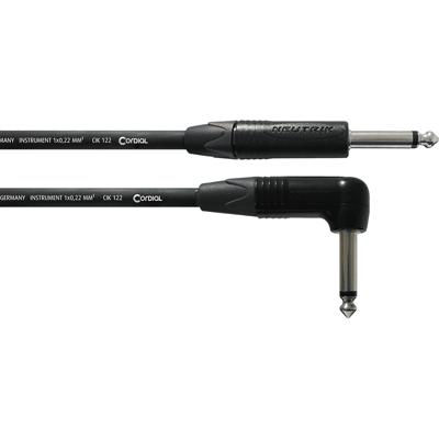 Cordial ECL CPI3PR Jack/haakse jack kabel 3m