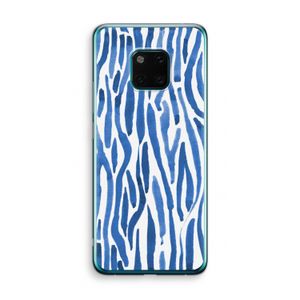 Blauwe nerven: Huawei Mate 20 Pro Transparant Hoesje