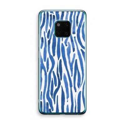 Blauwe nerven: Huawei Mate 20 Pro Transparant Hoesje