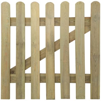 vidaXL Poort 100x100 cm hout
