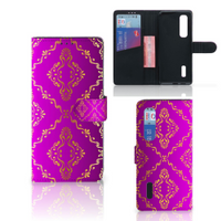 Wallet Case OPPO Find X2 Pro Barok Roze - thumbnail