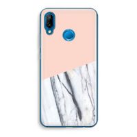 A touch of peach: Huawei P20 Lite Transparant Hoesje