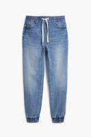 Denim joggerbroek - BLUE - XS