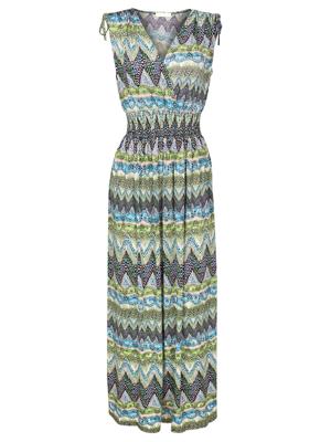 Maxi Jurk Lianne Groen Blauw
