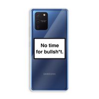 No time: Samsung Galaxy Note 10 Lite Transparant Hoesje
