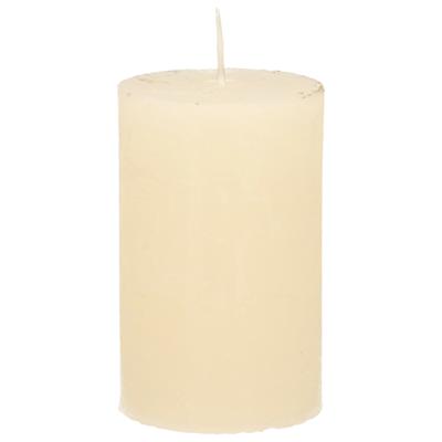 Stompkaars - ivoor wit - 5 x 8 cm - klein rustiek model - cilinderkaars - kaars