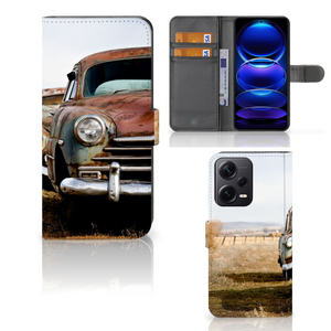 Xiaomi Poco X5 Pro | Note 12 Pro 5G Telefoonhoesje met foto Vintage Auto