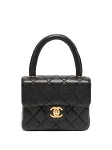 CHANEL Pre-Owned sac à main à matelassage losanges (années 1990) - Noir