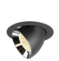 SLV InbouwspotNuminos Gimble XL zwart/chroom 3000K - 55gr - 1009890
