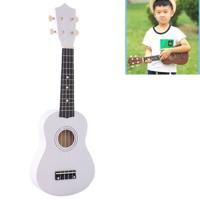 HM100 21 inch Basswood Ukulele kinderen verlichting muziekinstrument (wit)