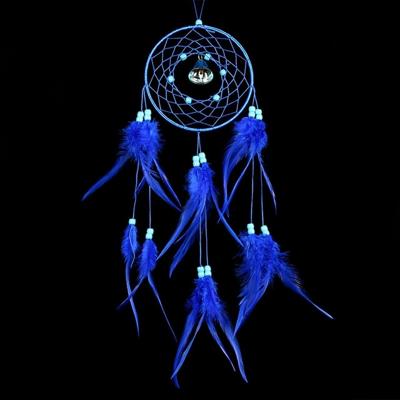 Creatieve hand-geweven ambachten Dream Catcher huis auto muur opknoping decoratie (blauw)