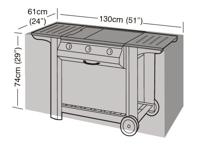 Garland Barbecuehoes (130x61x74cm) groen