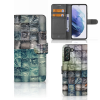 Wallet Case met Pasjes Samsung Galaxy S22 Plus Spijkerbroeken - thumbnail