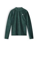 NoBell Meisjes shirt rib velours - Kobus - Pine groen - thumbnail