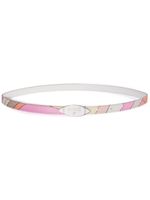 PUCCI ceinture à boucle logo - Rose