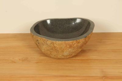 Riviersteen waskom RS020311, 37x34x15 cm