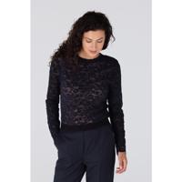 Jansen Amsterdam - Blauw | Dames | Top | Blauw | XXL | regular | Kamst mode
