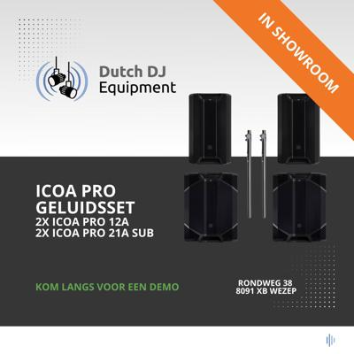 LD Systems ICOA Pro Geluidsset - 2x ICOA pro 12A + 21A SUB