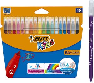 BIC 937508 viltstift Medium Verschillende kleuren