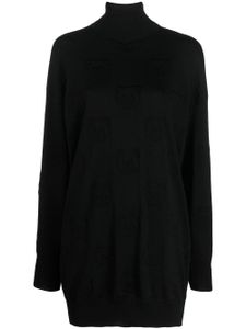 Moschino robe Teddy Bear en maille - Noir