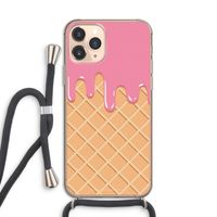 Ice cream: iPhone 11 Pro Transparant Hoesje met koord
