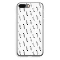 Pluimen: iPhone 8 Plus Transparant Hoesje