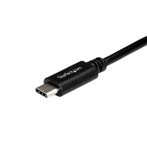 StarTech.com USB2CC1MR 1m USB C USB C Zwart USB-kabel