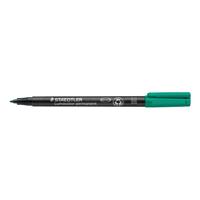 Viltstift staedtler ohp lumo m 317 perm groen | 10 stuks