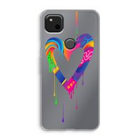 Melts My Heart: Google Pixel 4a Transparant Hoesje