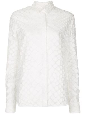 Alex Perry chemise Ashton - Blanc