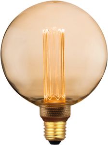 Golden Juwel LED light globe round 12.5 cm amber 5W lumen E27