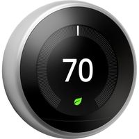 Google Nest Learning Thermostat thermostaat WLAN Roestvrijstaal - thumbnail