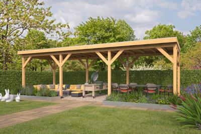 Red Class Zoutelande 900x330 cm basis incl. Schroefpakket - Bouwpakket- Plat dak- - Tuindeco