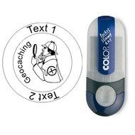 Sherlock - Stempel met tekst, rond Ø 25mm (Nr. 18)