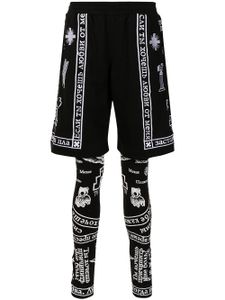 KTZ short à imprimé Church - Noir