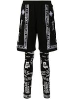 KTZ short à imprimé Church - Noir